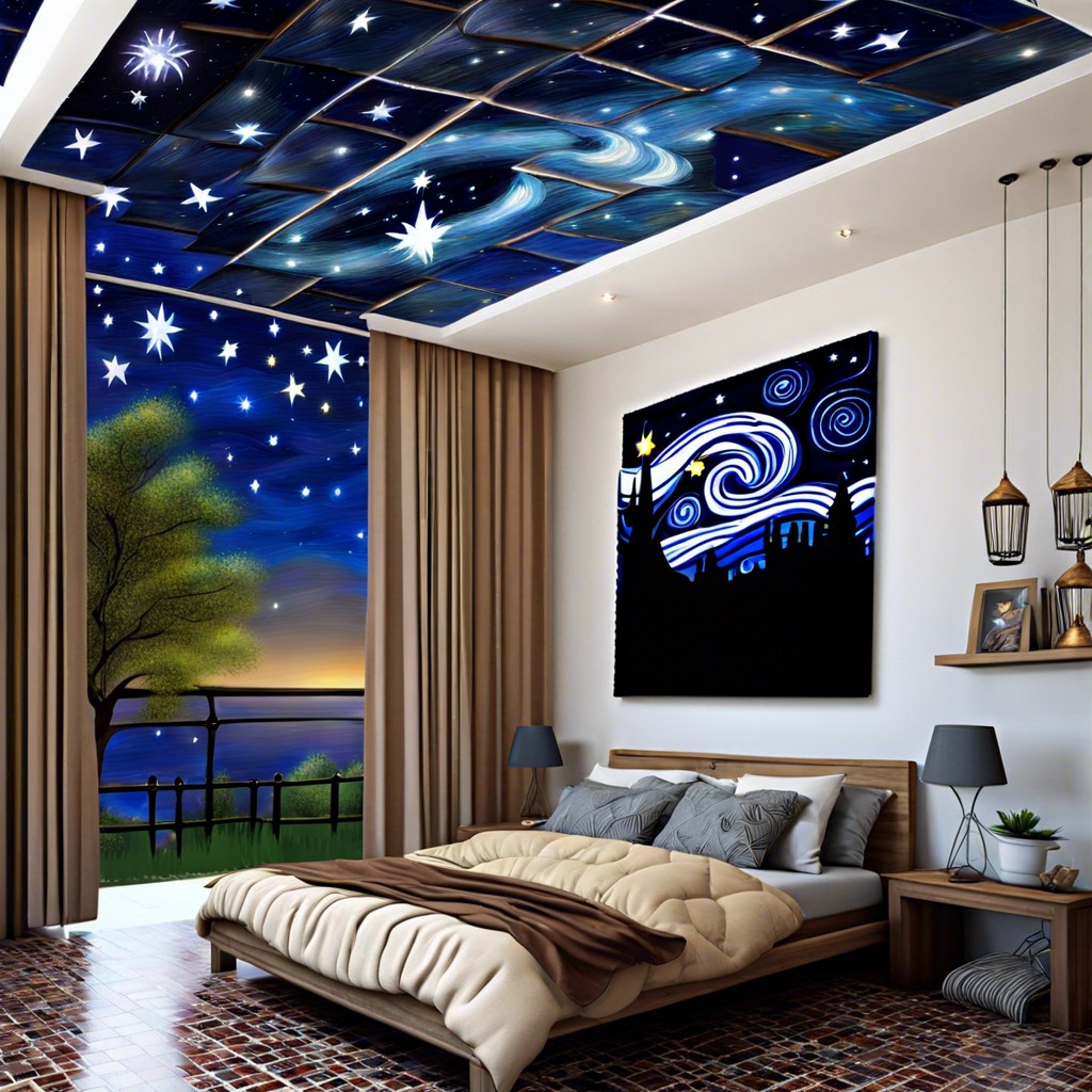 starry night scene