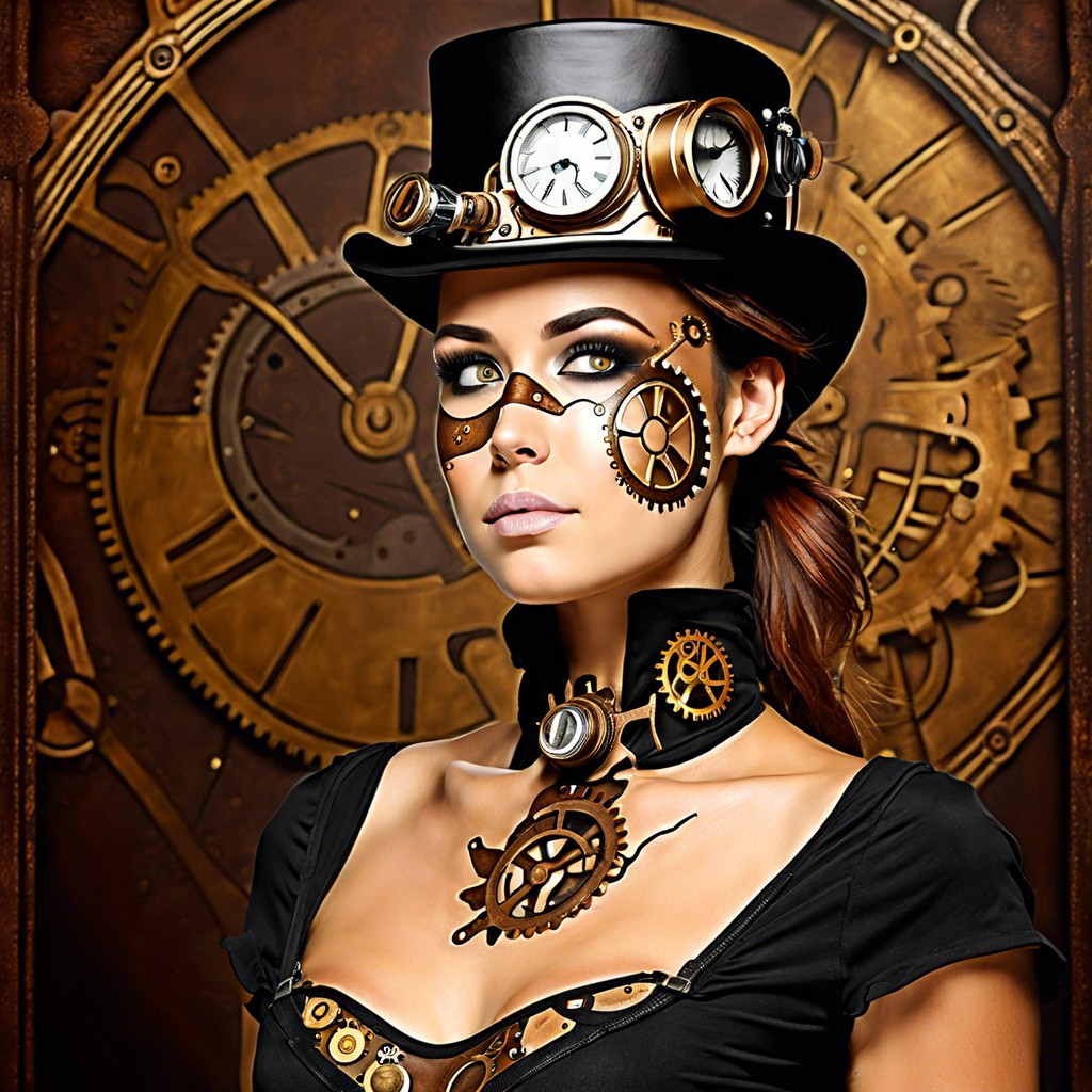 steampunk clockwork design