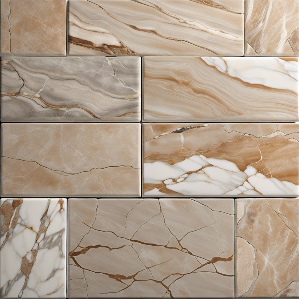 stone look porcelain tiles