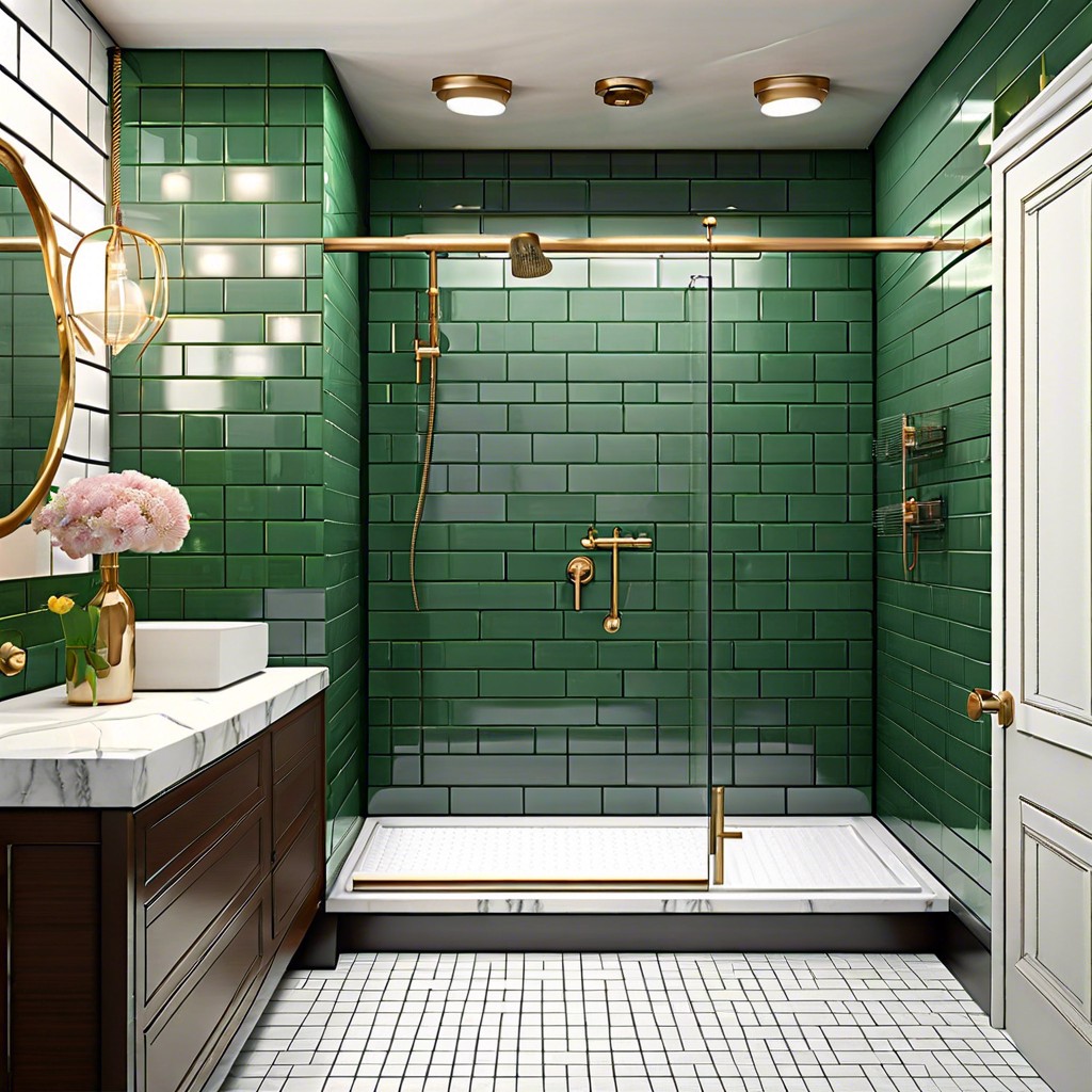 subway tile frame