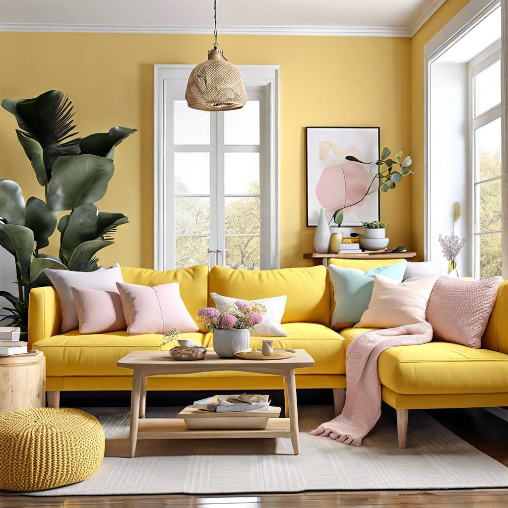 surround with pastel colored throw pillows for a soft inviting space