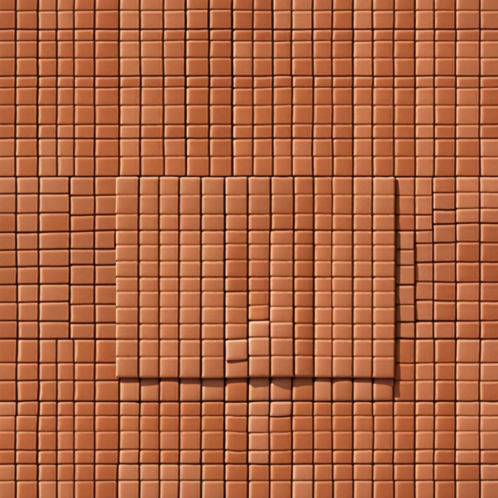 terracotta inspired large squares