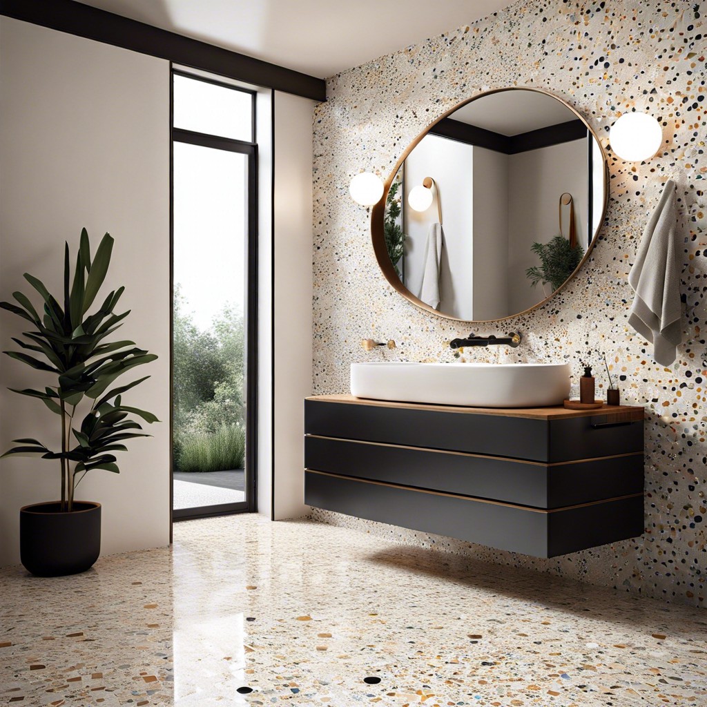 terrazzo style tiles