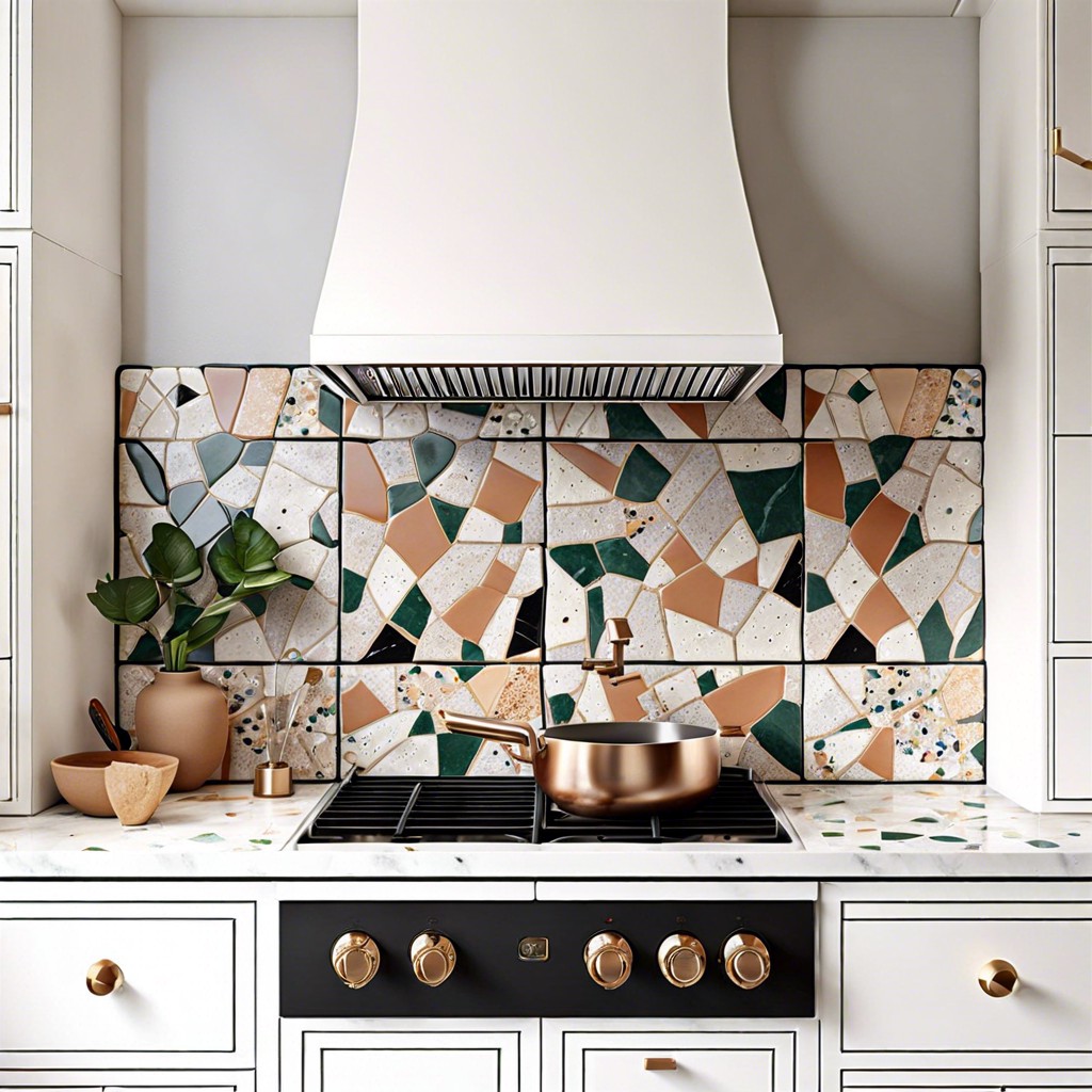 terrazzo style tiles