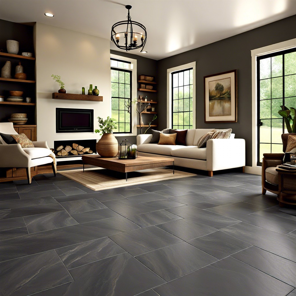 textured slate tiles