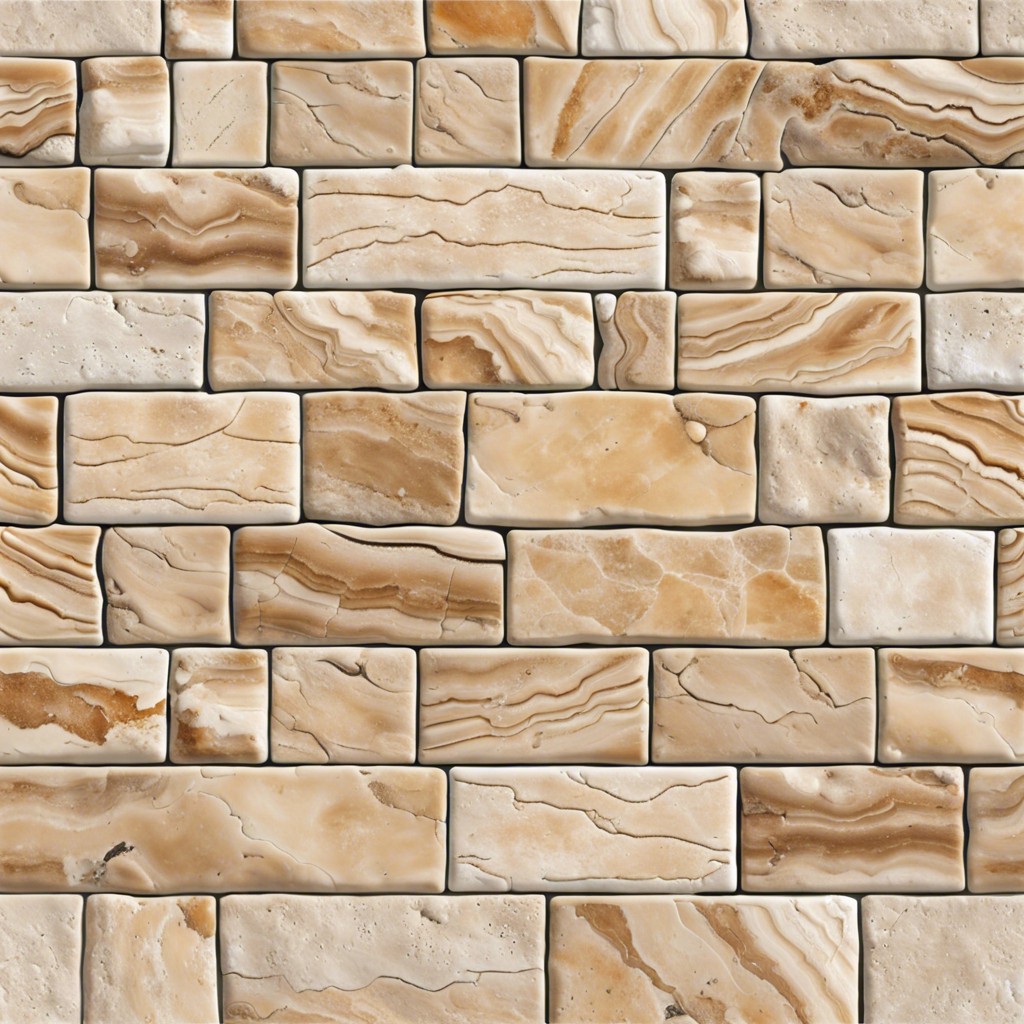 textured travertine stone