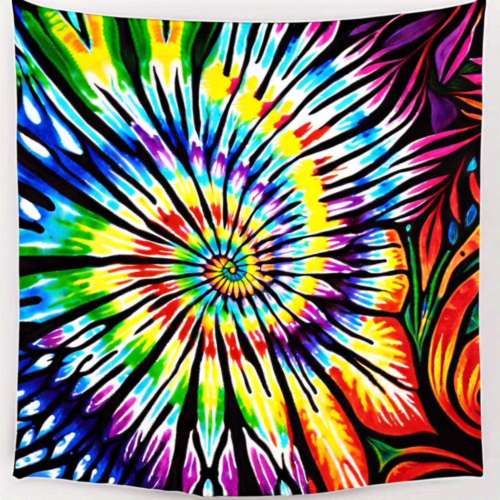 tie dye tapestry