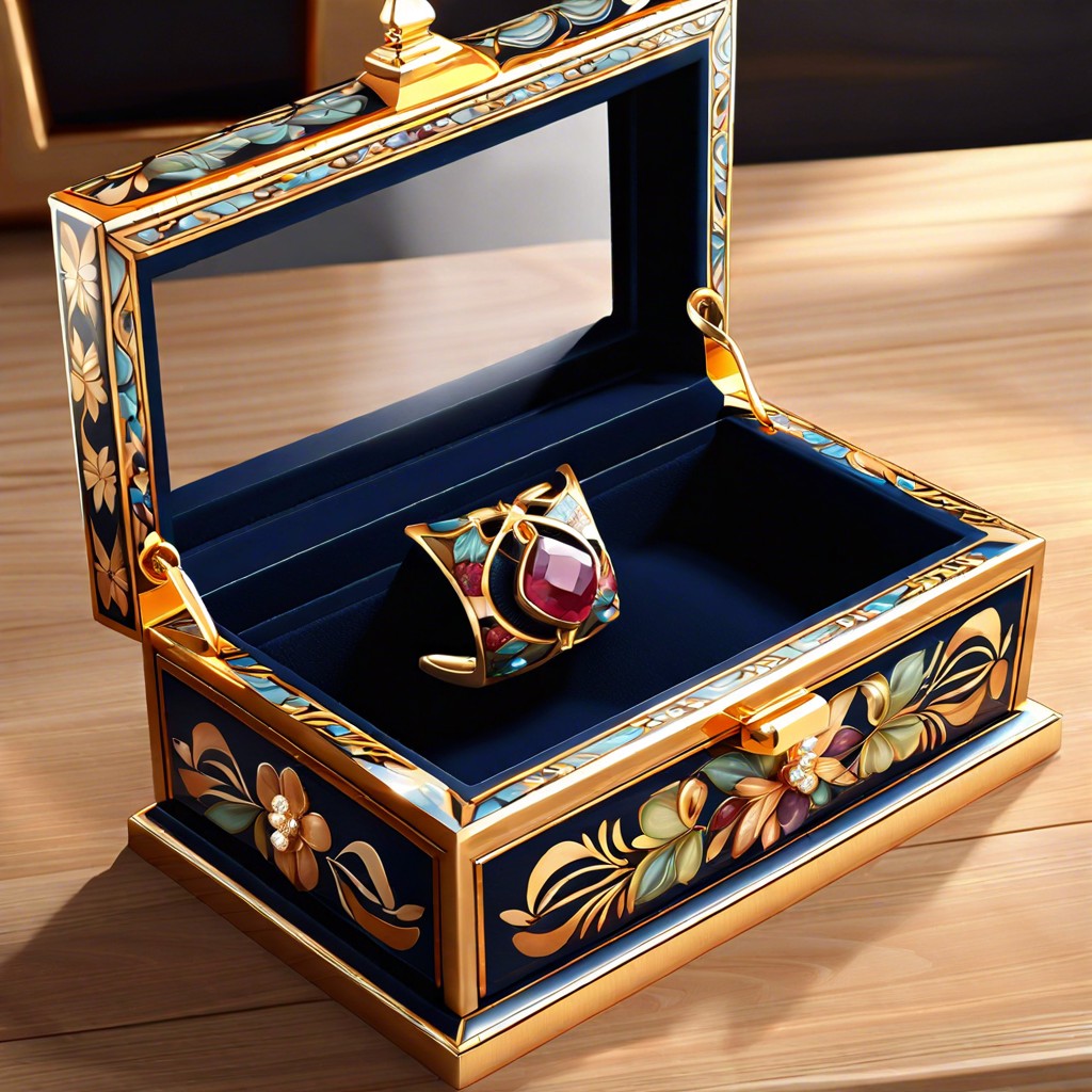 tiled jewelry box