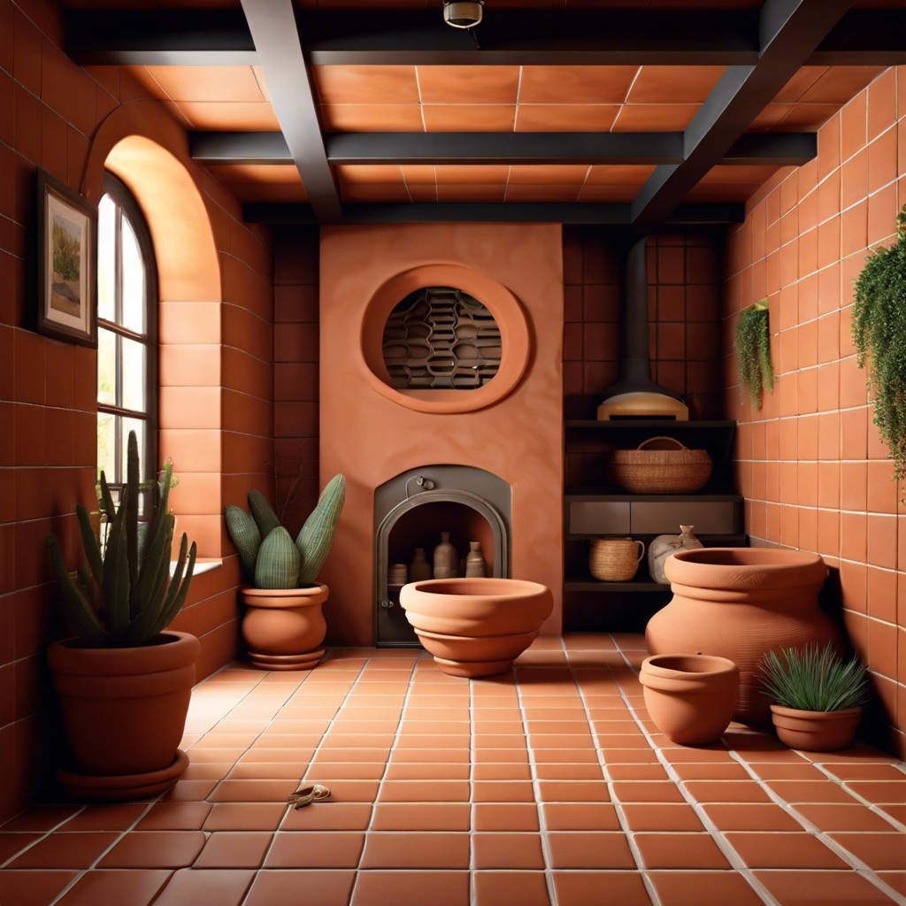 traditional terracotta tiles