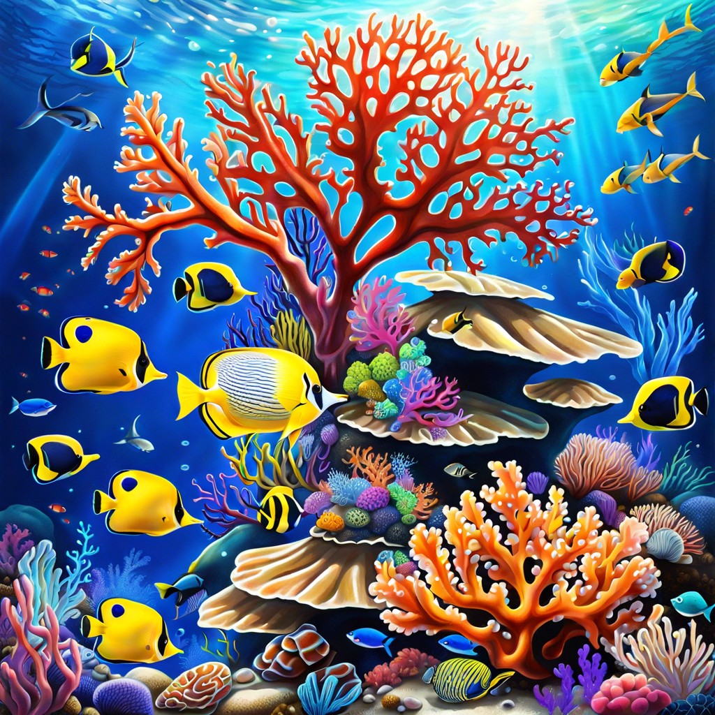 underwater coral reef