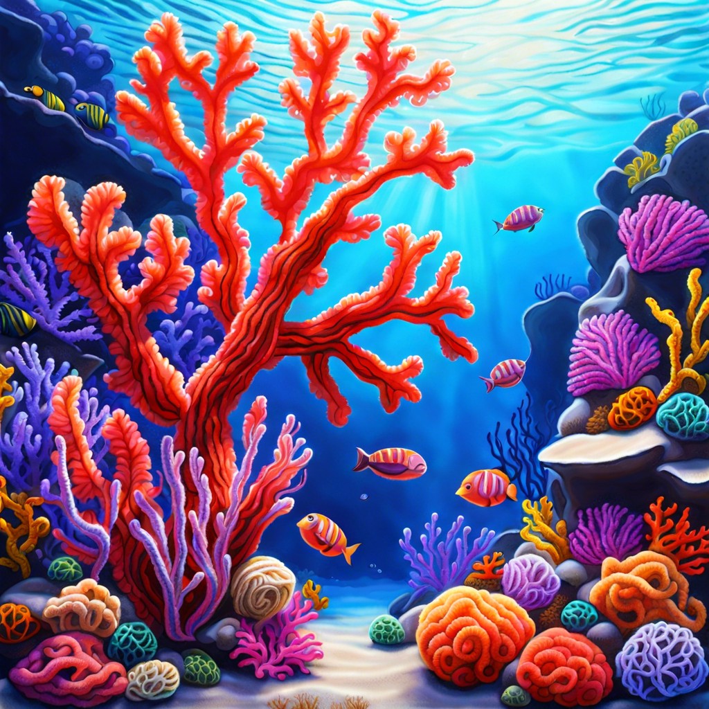 underwater coral scenes