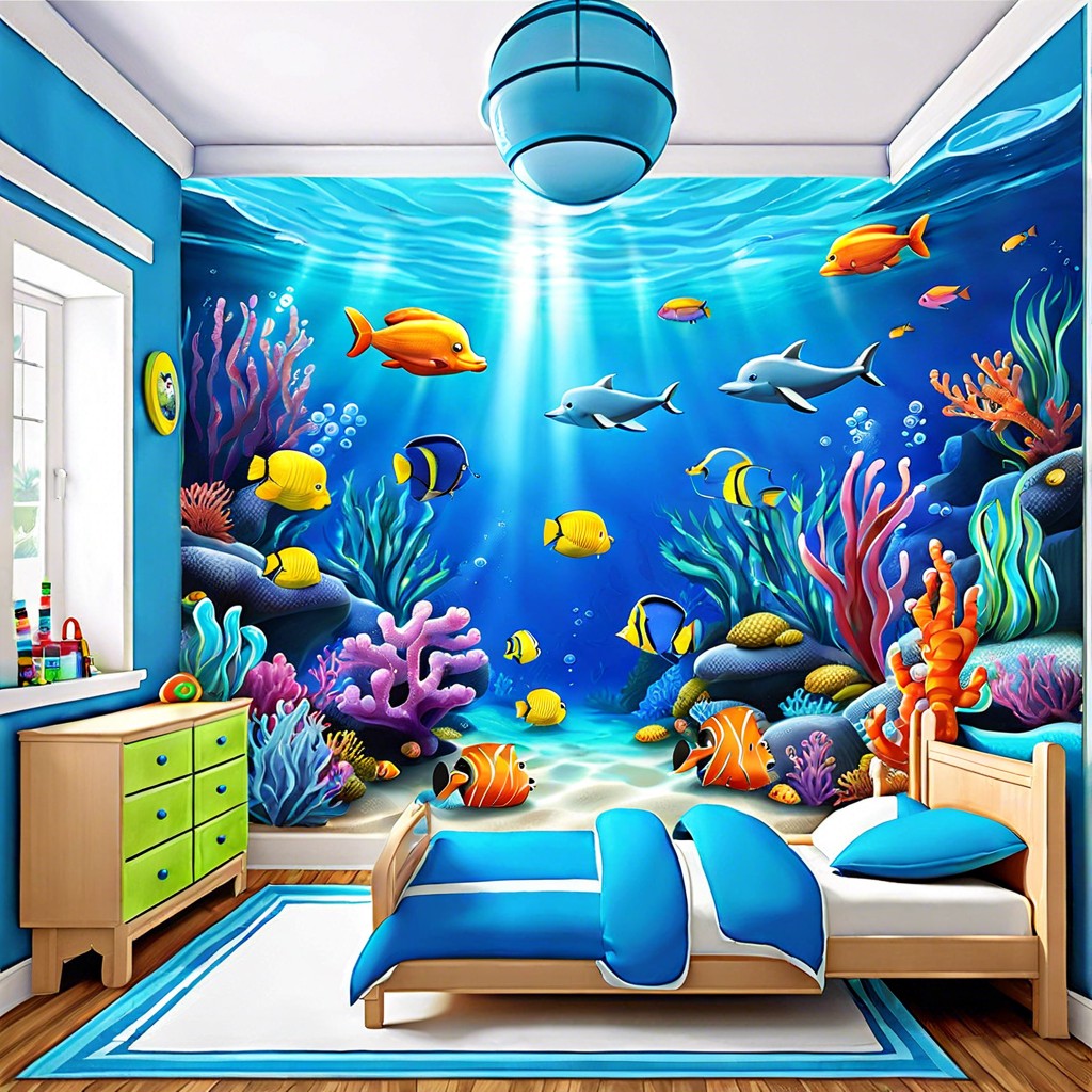 underwater ocean scene