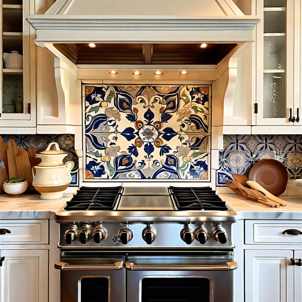 vintage patterned tiles