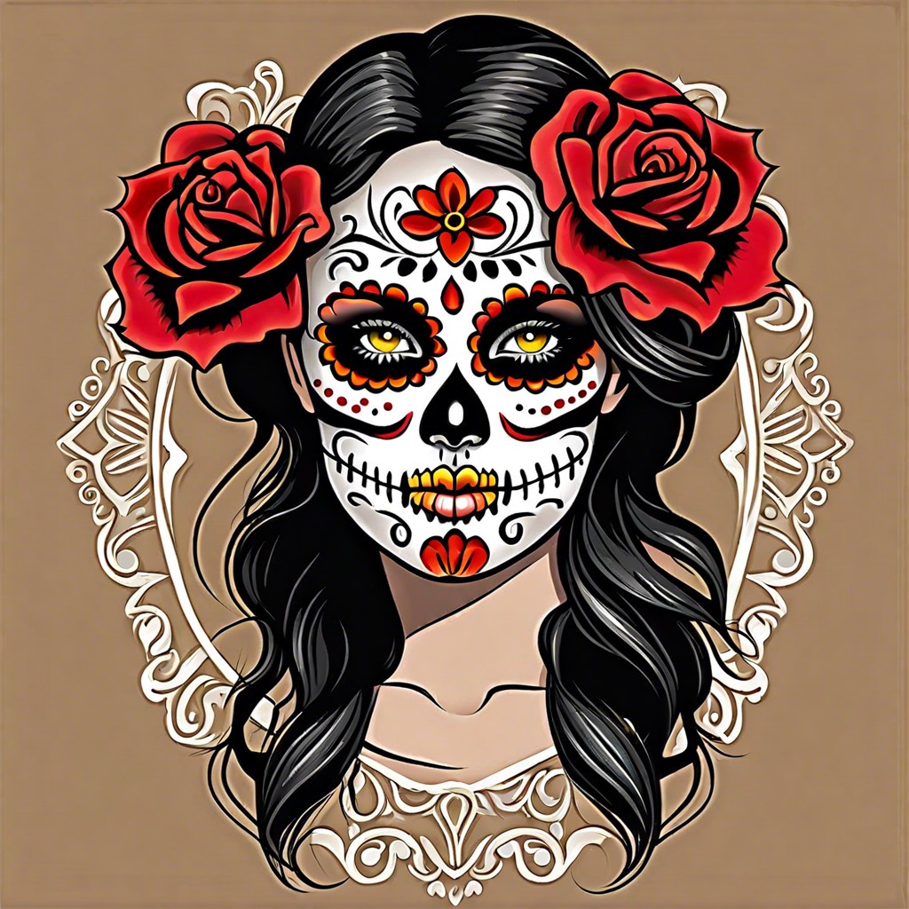 vintage sugar skull