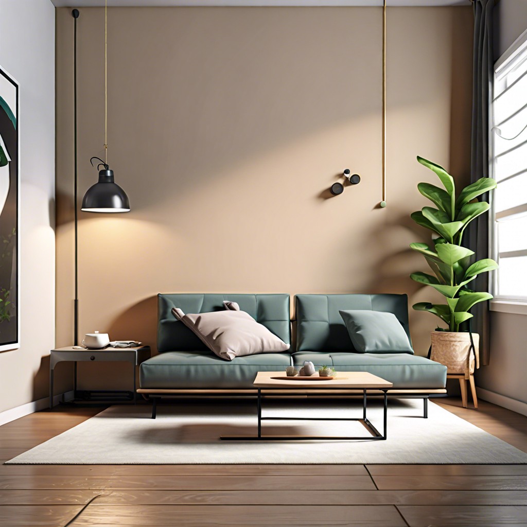 wall mounted foldable couch