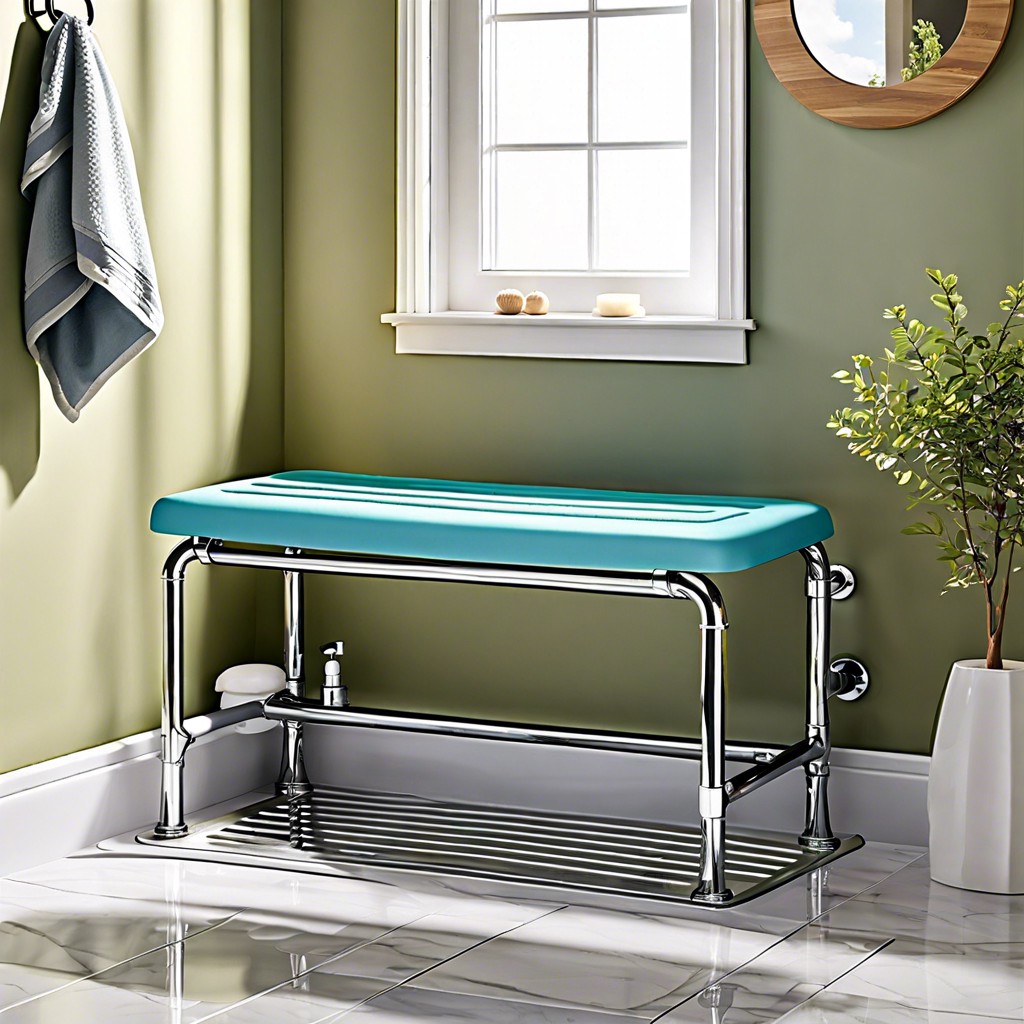 water resistant cushioned bench