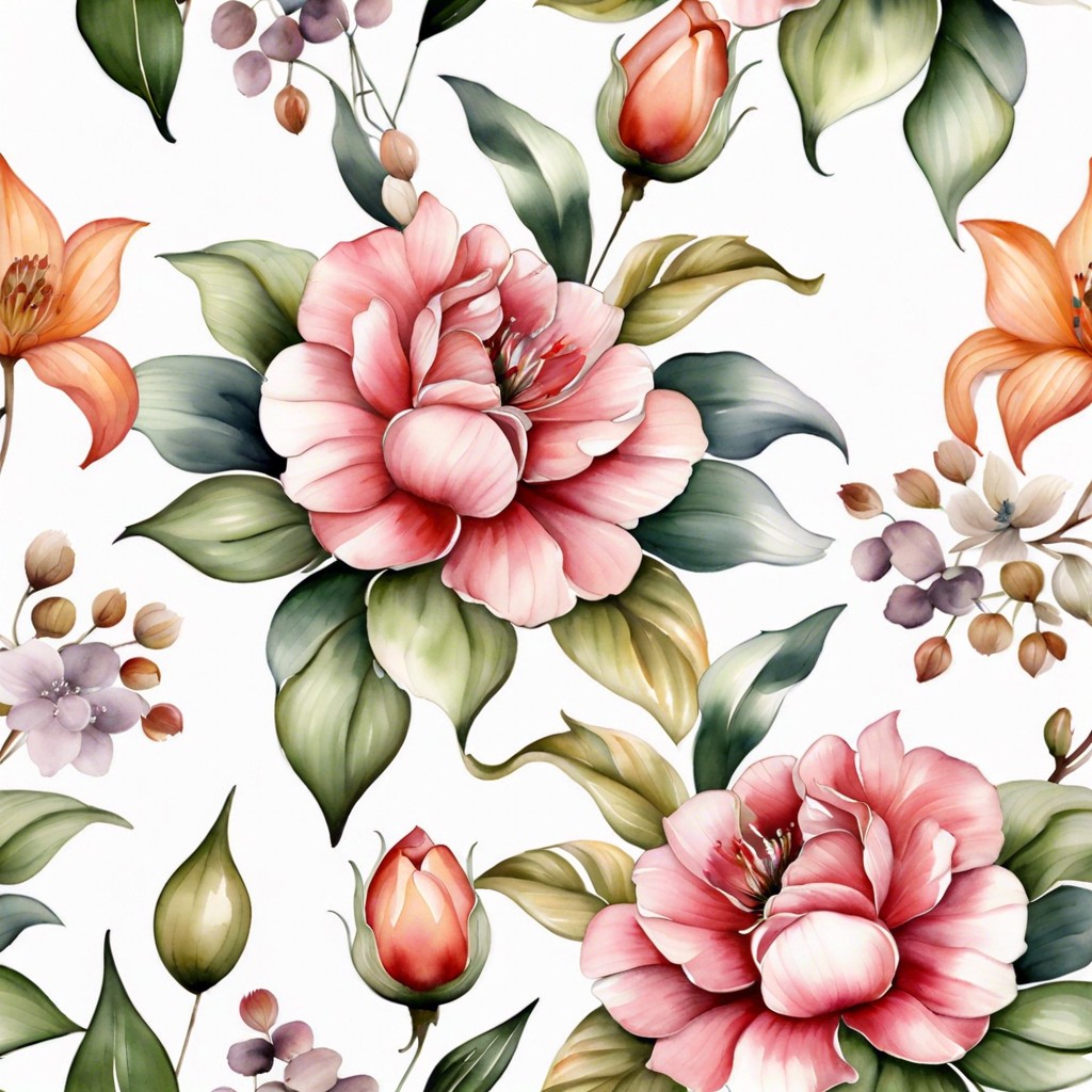 watercolor floral designs