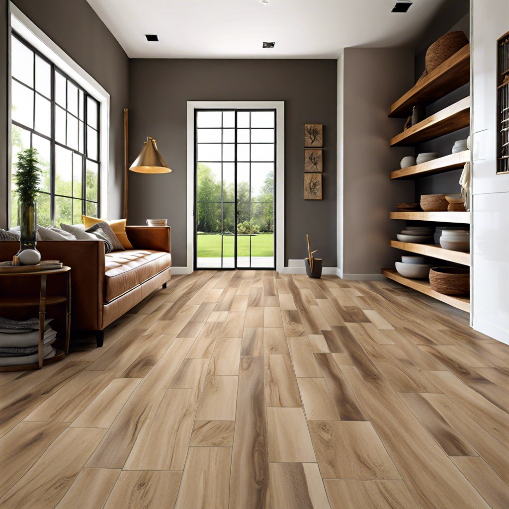 wood look ceramic tiles