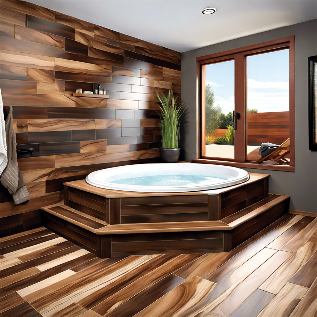 wood look tiles