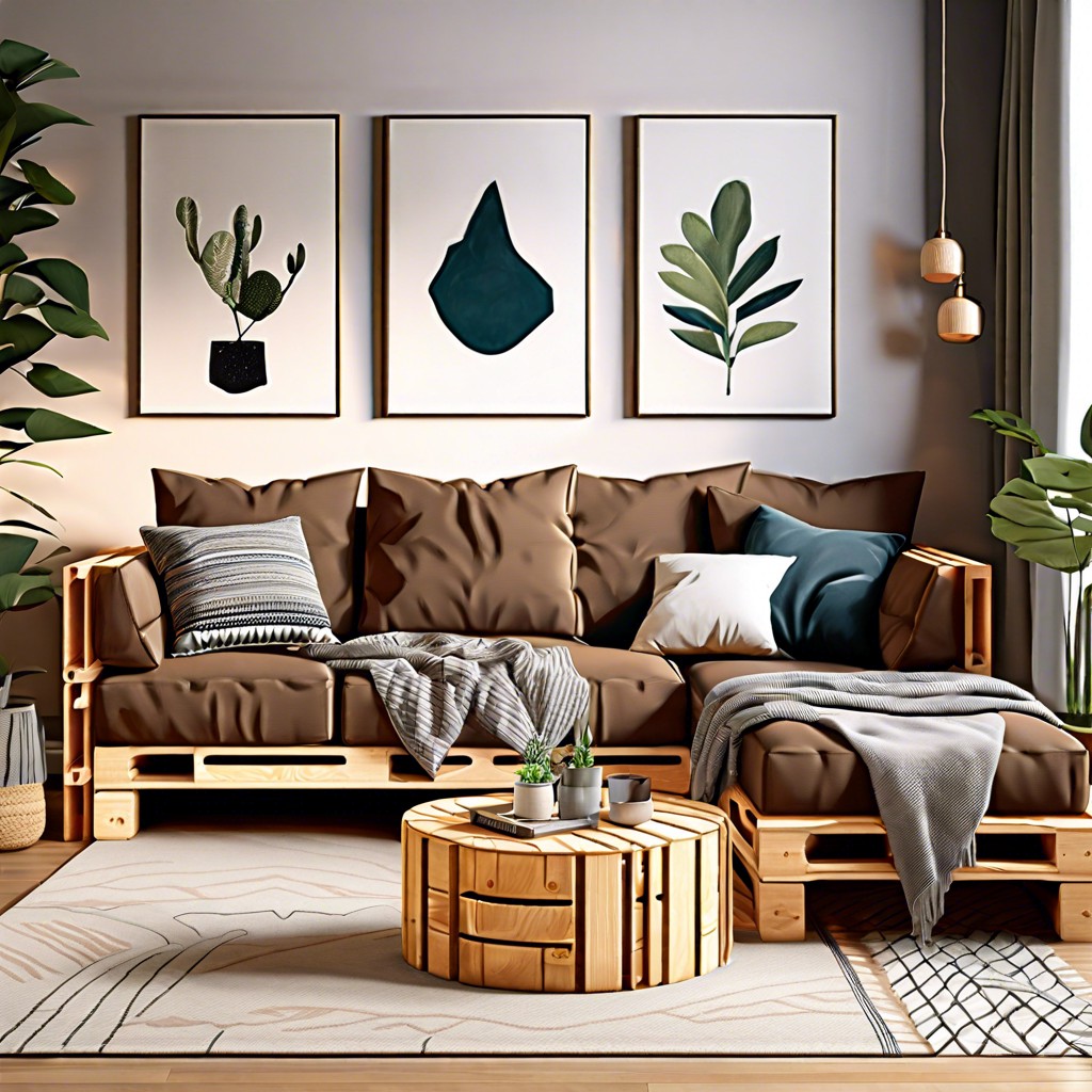 wooden crate sectional