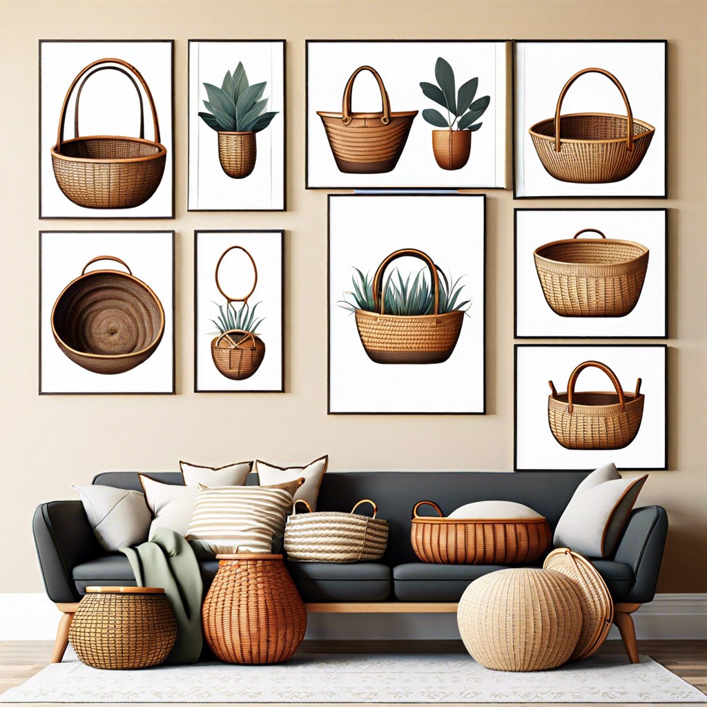 woven baskets in varying sizes