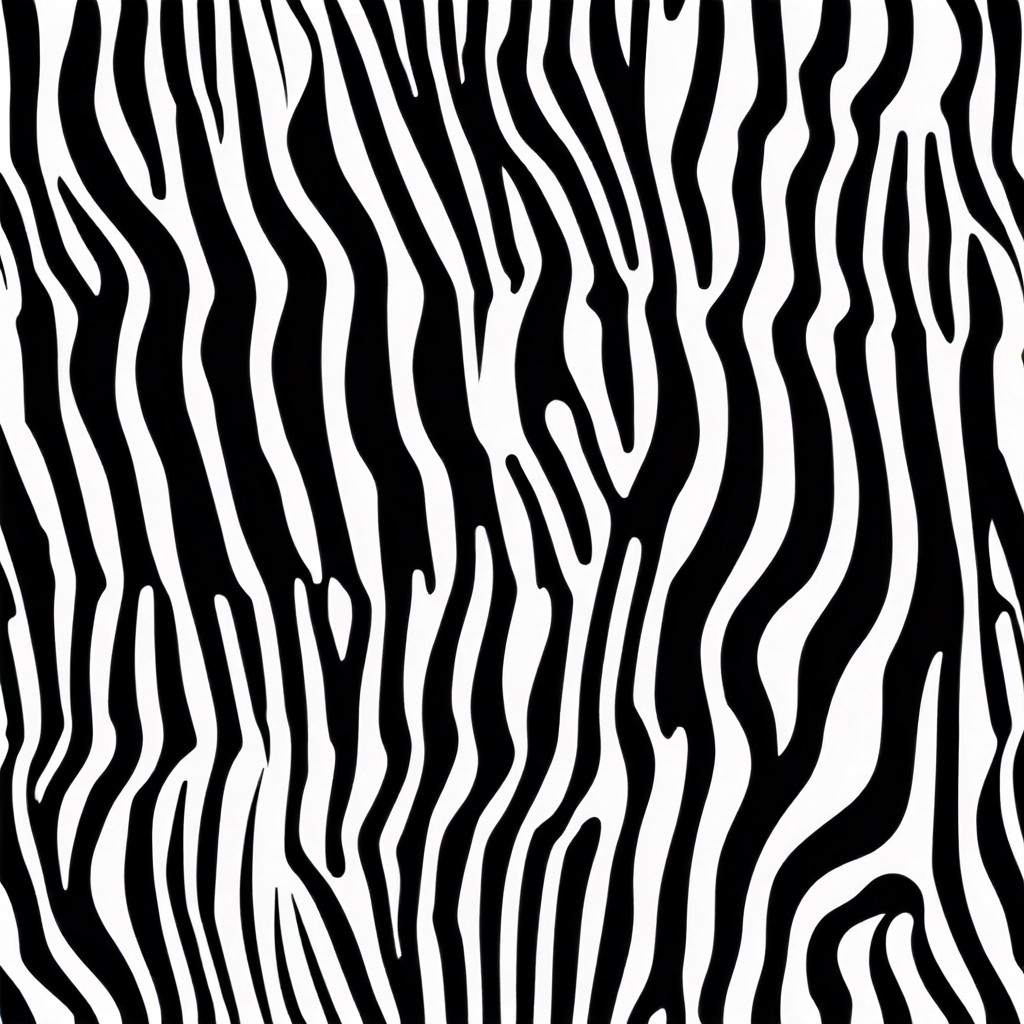 zebra stripes close up