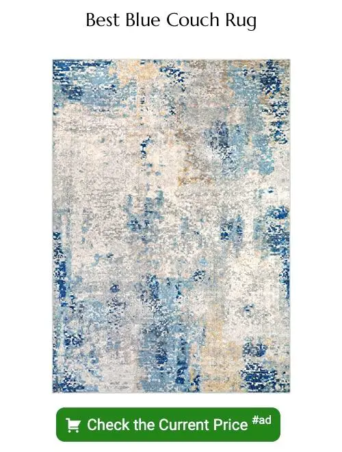 blue couch rug