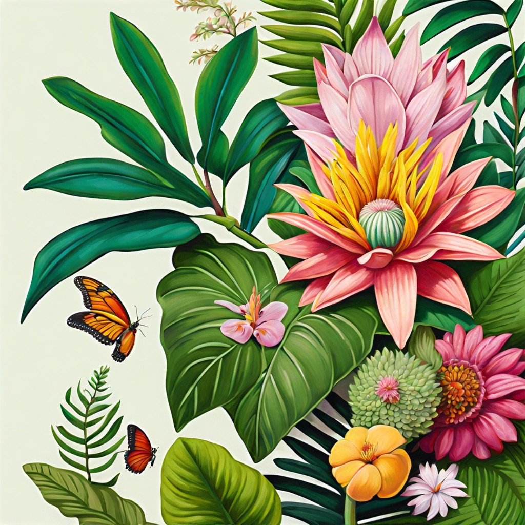 botanical murals