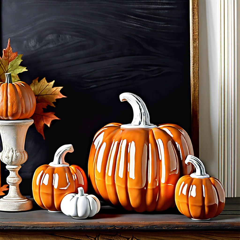 chalkboard finish pumpkin