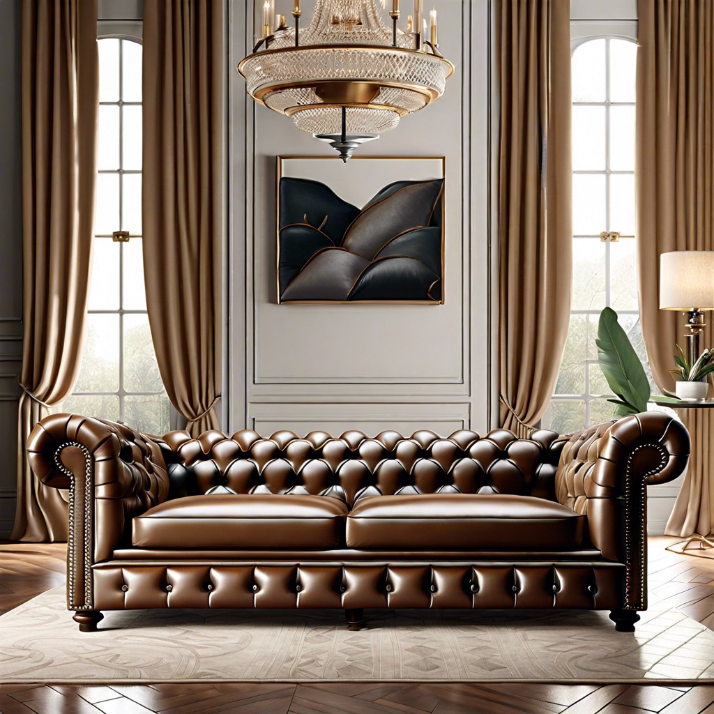 chesterfield tufted couch