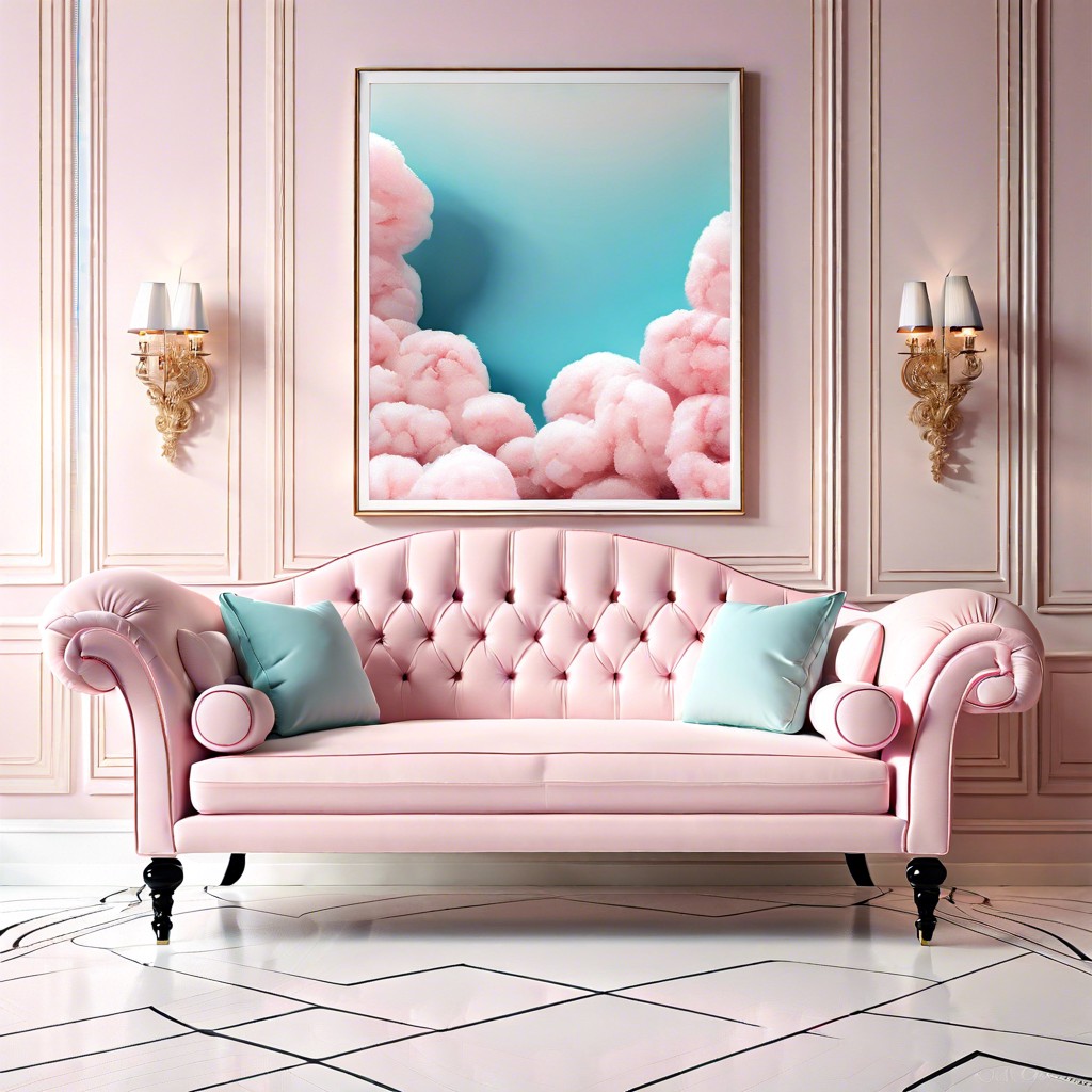 cotton candy sofa