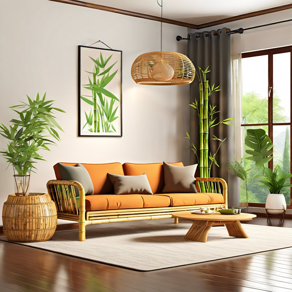 eco friendly bamboo couch