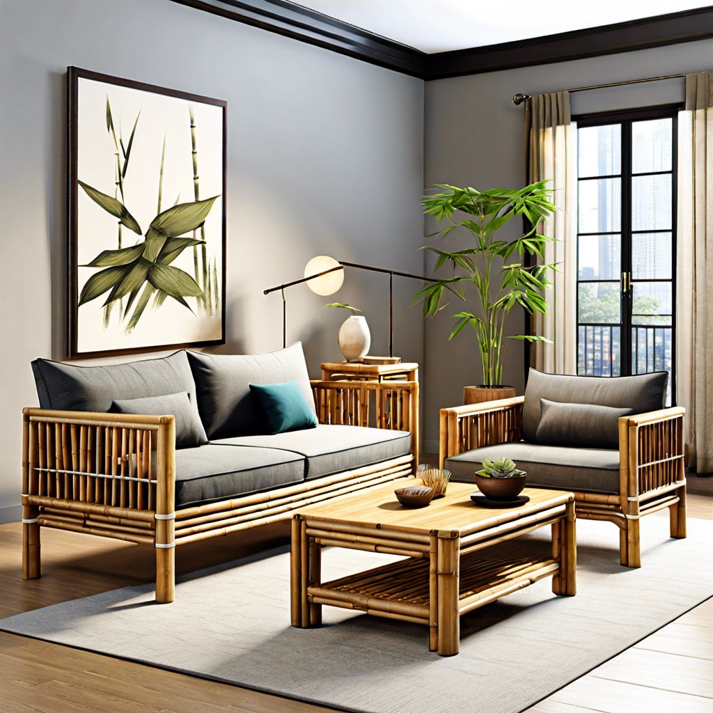 eco friendly bamboo sofa