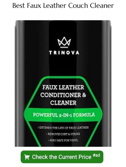 faux leather couch cleaner