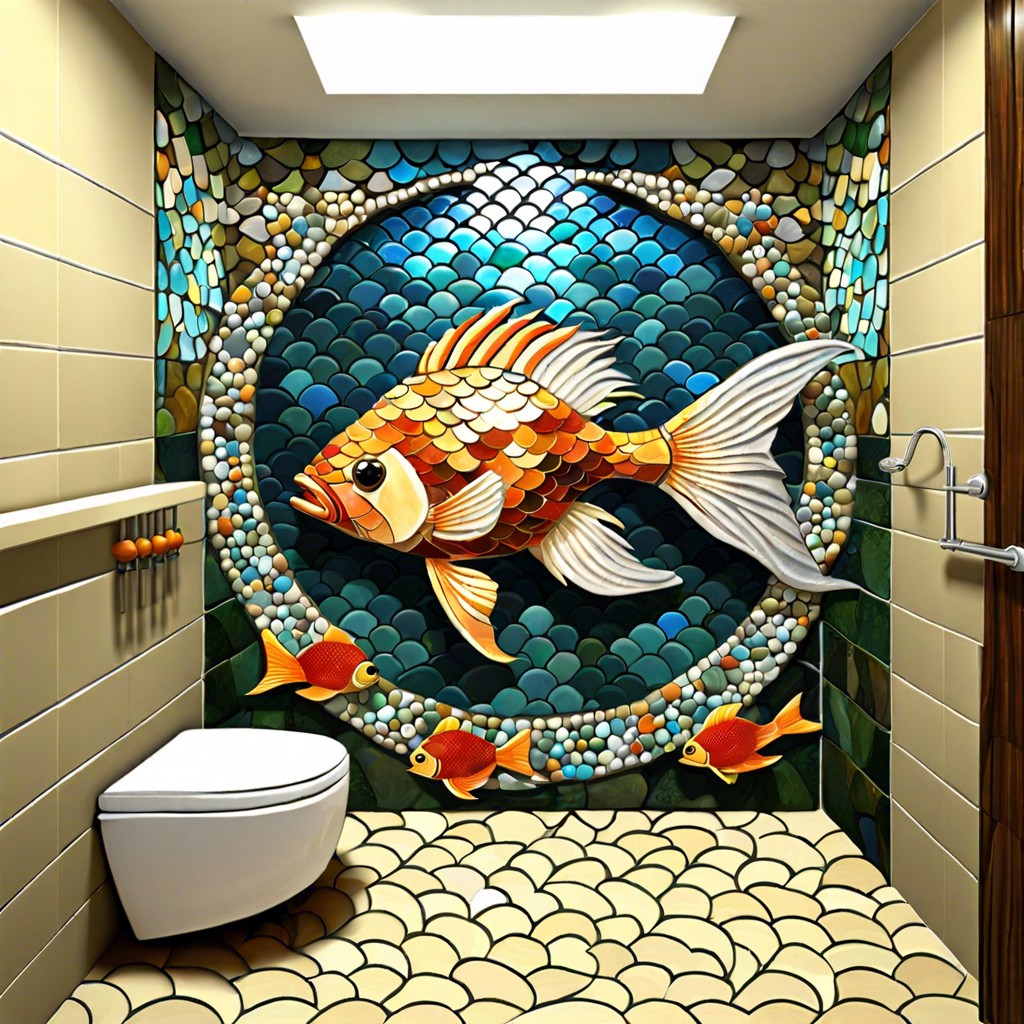 fish scale mosaic