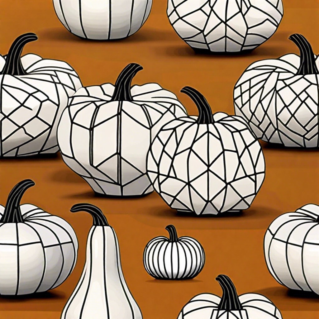 geometric pattern pumpkin