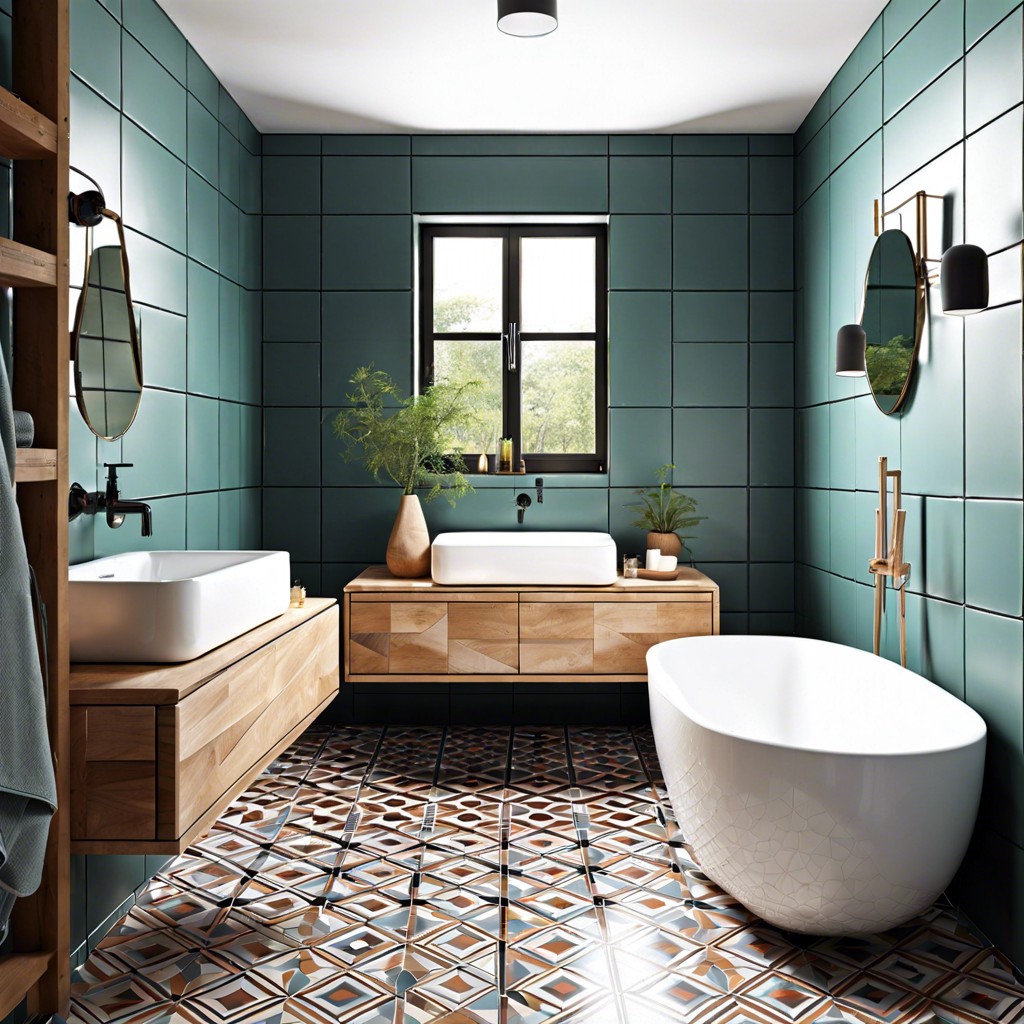 geometric pattern tiles