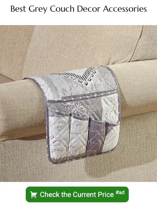grey couch decor accessories