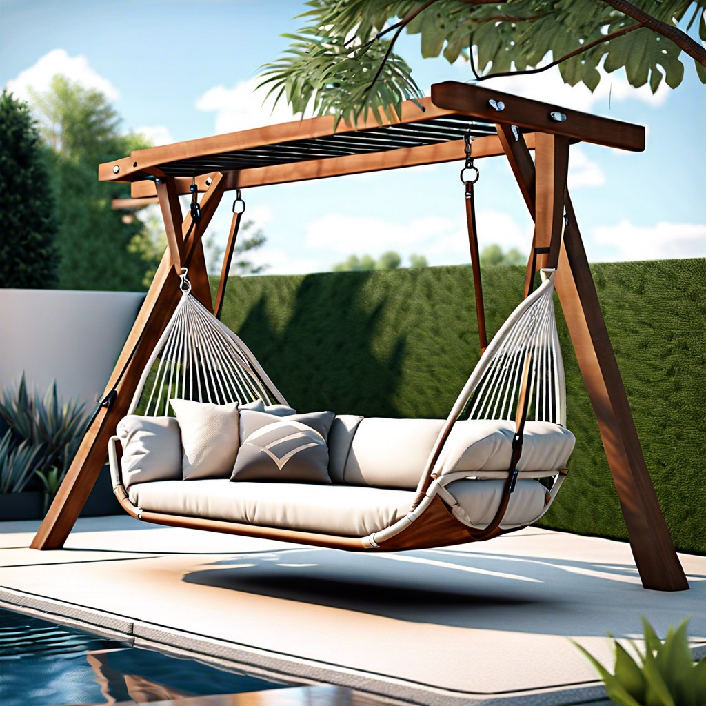 hammock style hanging couch