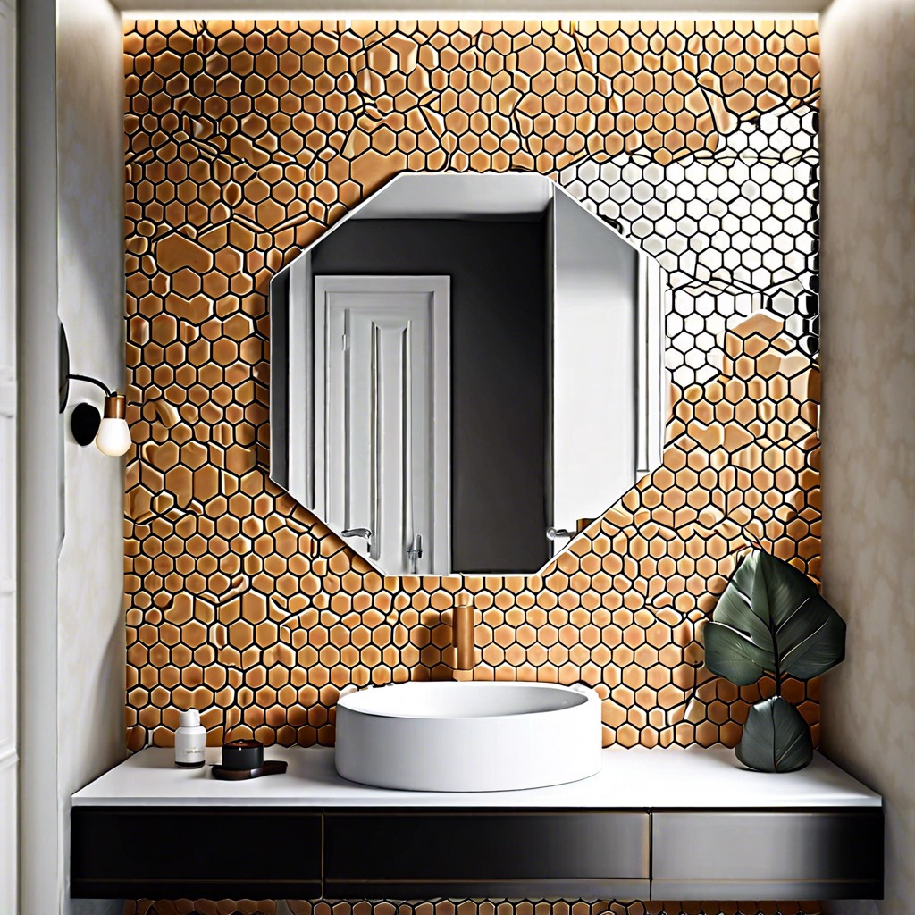 hexagon geometric tiles