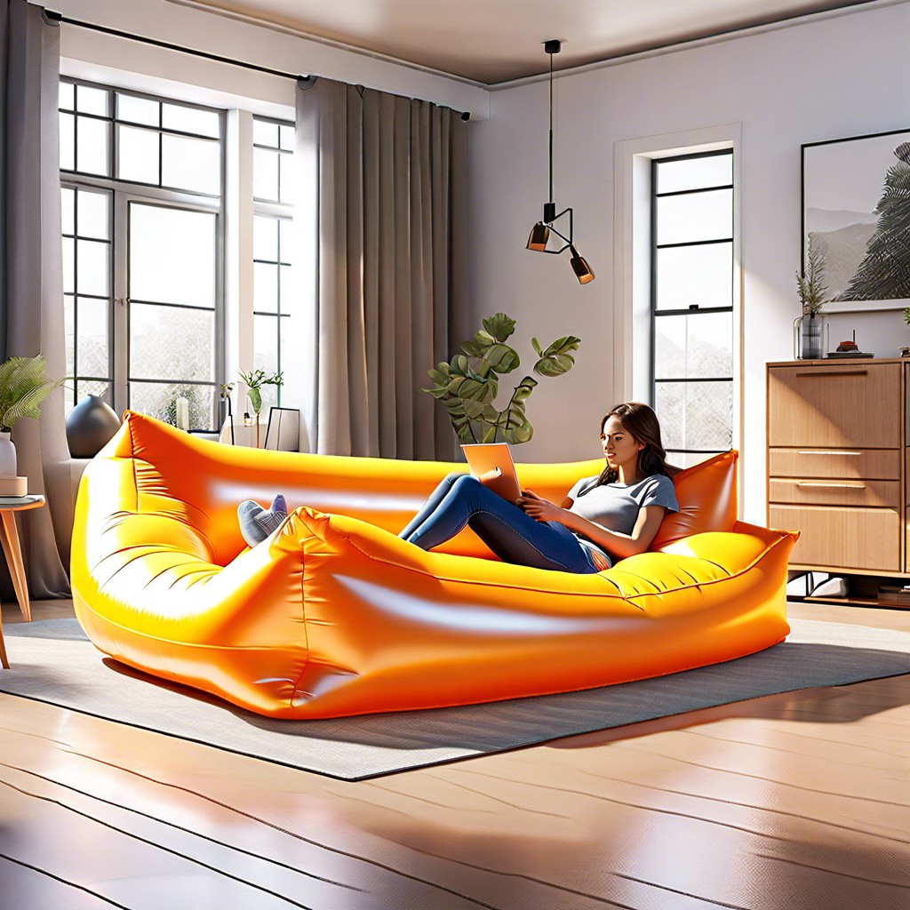 inflatable floor couch