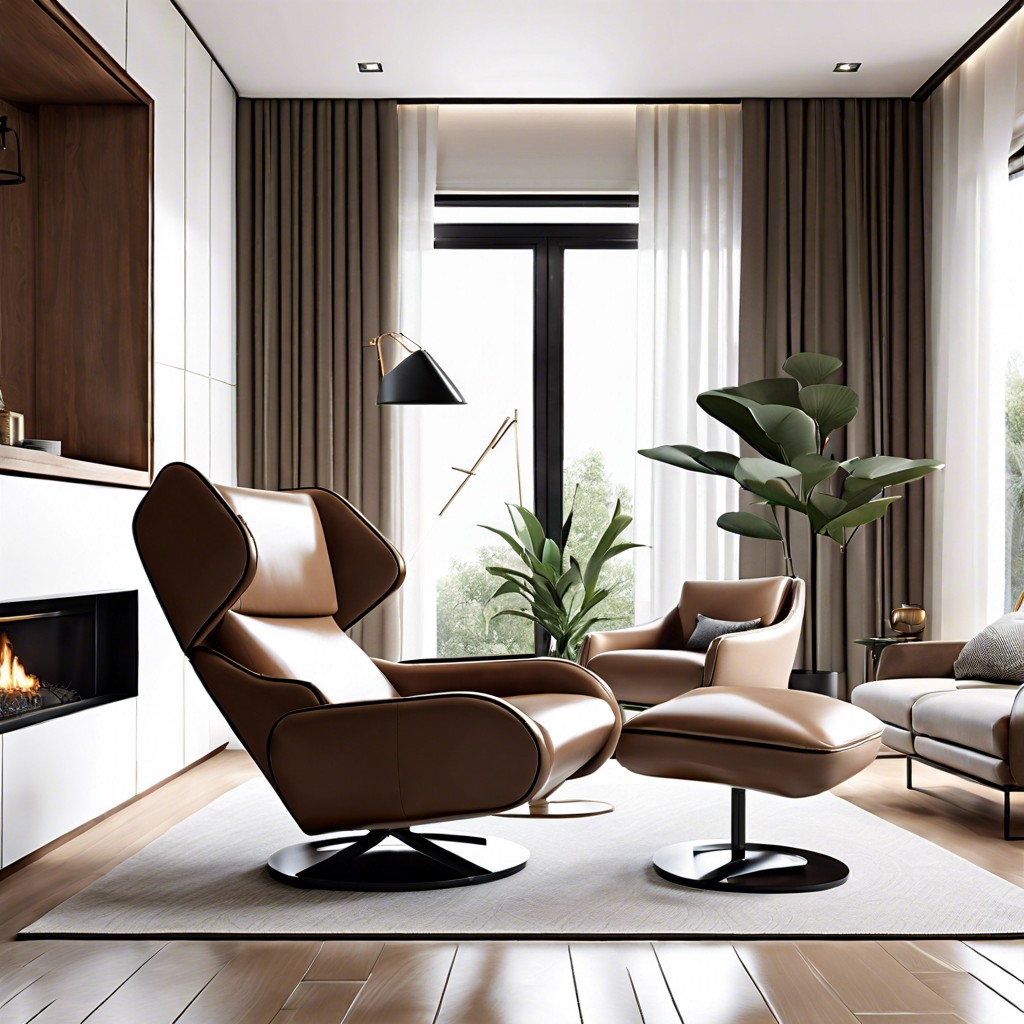modern minimalist recliner