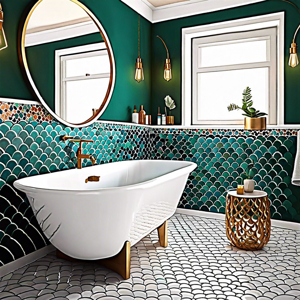 moroccan fish scale tiles