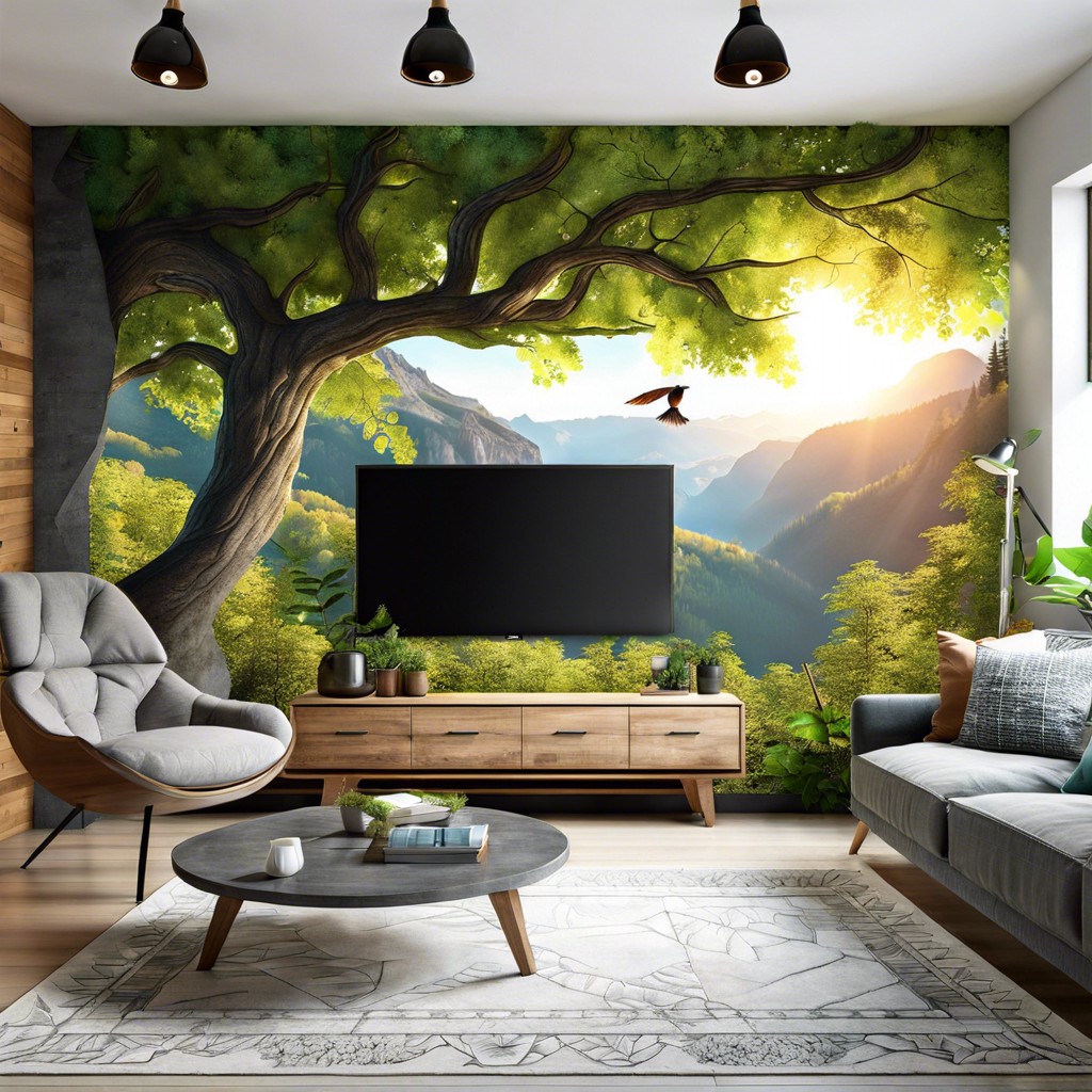 nature inspired mural