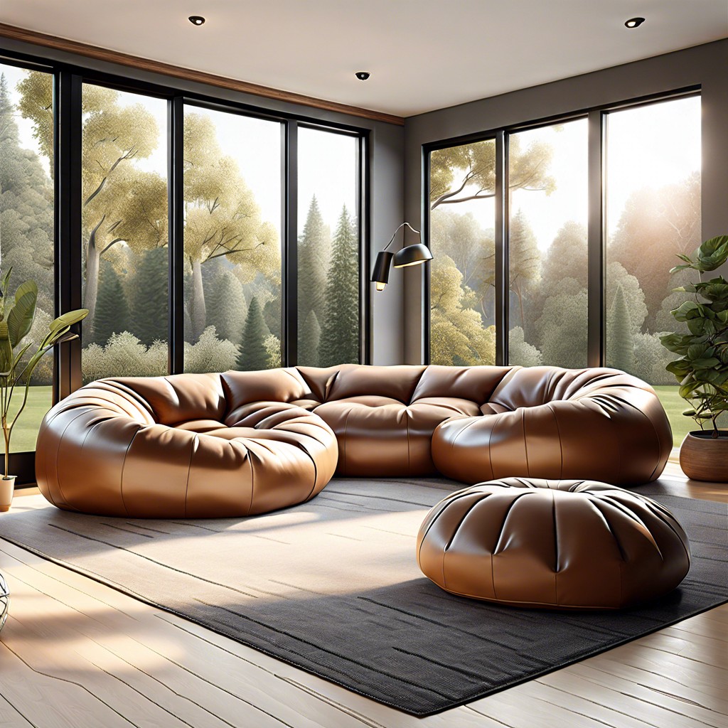 oversized beanbag couch