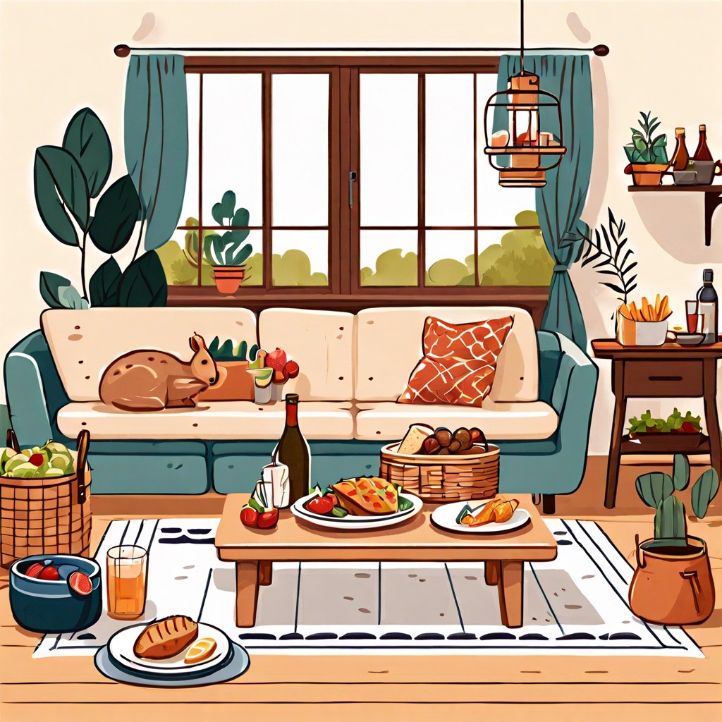 plan an indoor picnic