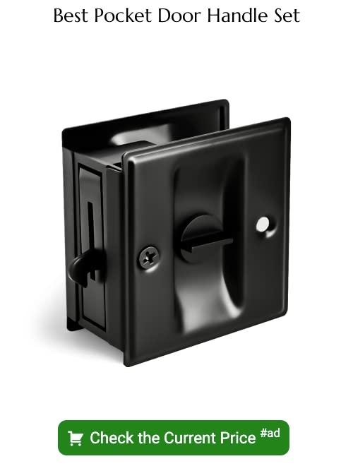 pocket door handle set