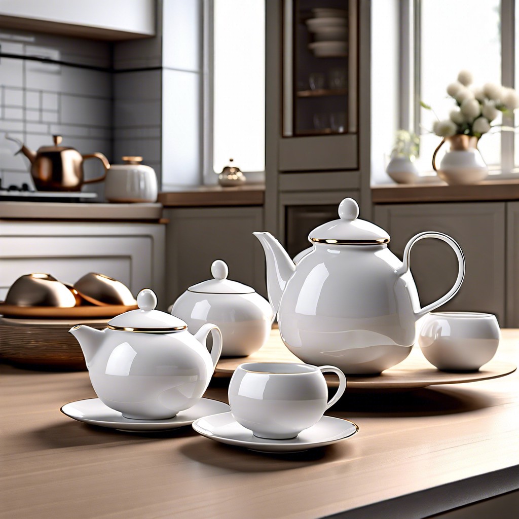 porcelain tea set