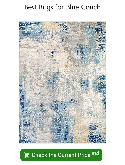 rugs for blue couch