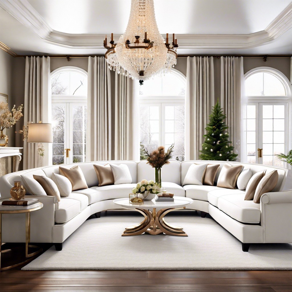 snowy elegance sofa